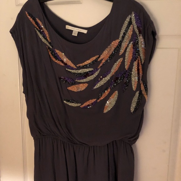 LC Lauren Conrad blouse with beaded accent design - Picture 4 of 4